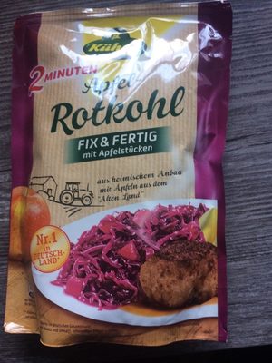 Apfel Rotkohl
