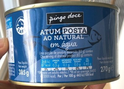 Atum Posta ao Natural em água