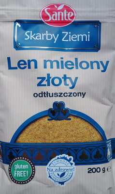 Len mielony złoty odtłuszczony