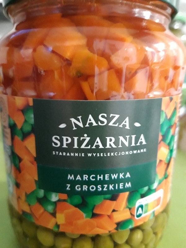 Marchewka z groszkiem