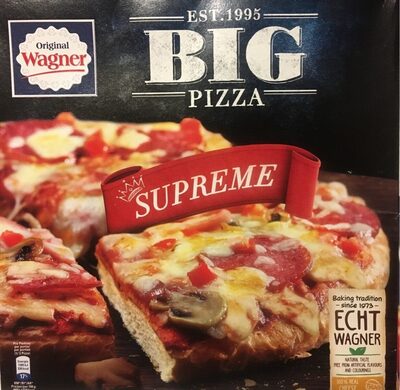 BIG CITY London 7613035492844 Pizza belegt mit Salami, Kochschinken, Champignons und Mozzarella