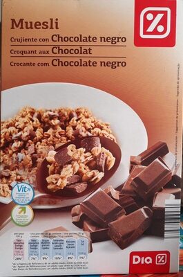 Muesli Crocante com Chocolate negro