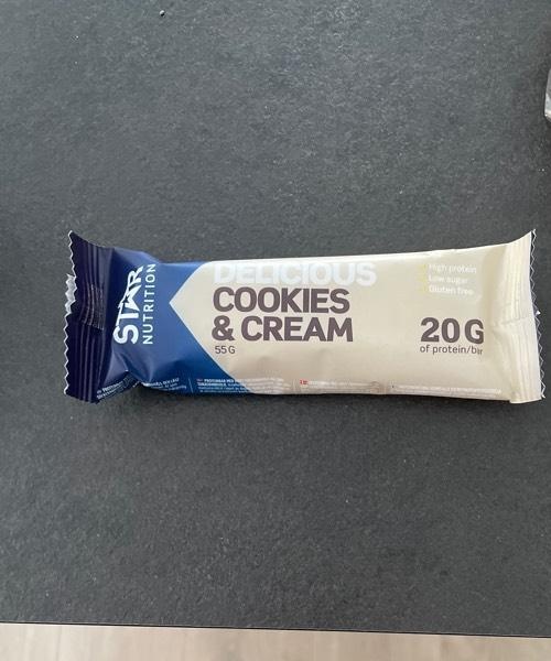 Protein Bar (Delicious Cookies & Cream)