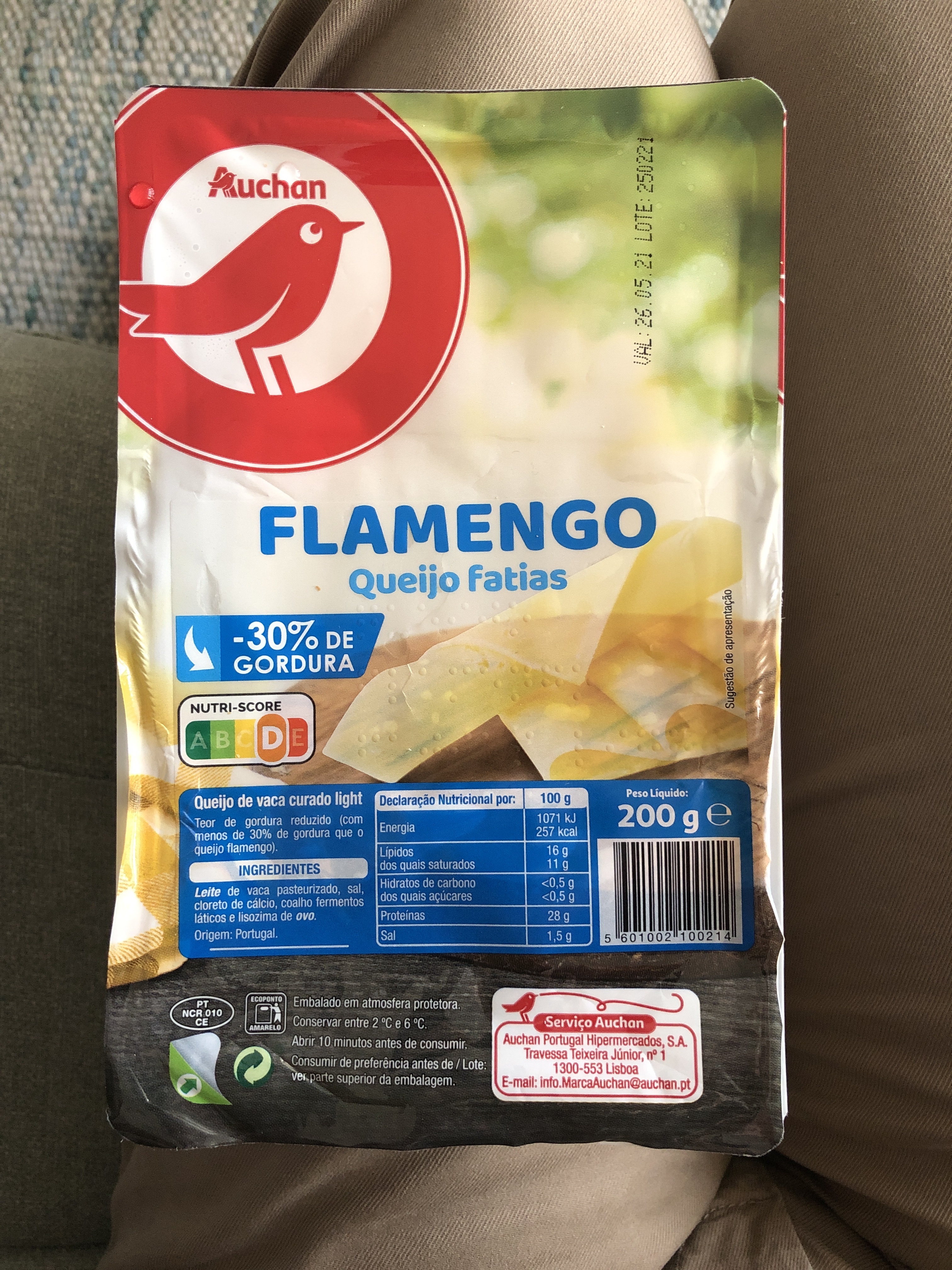 Queijo Flamengo Fatias