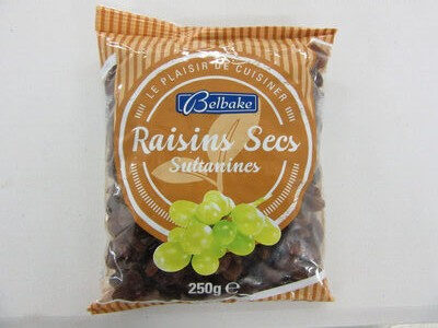 Raisins secs sultanines