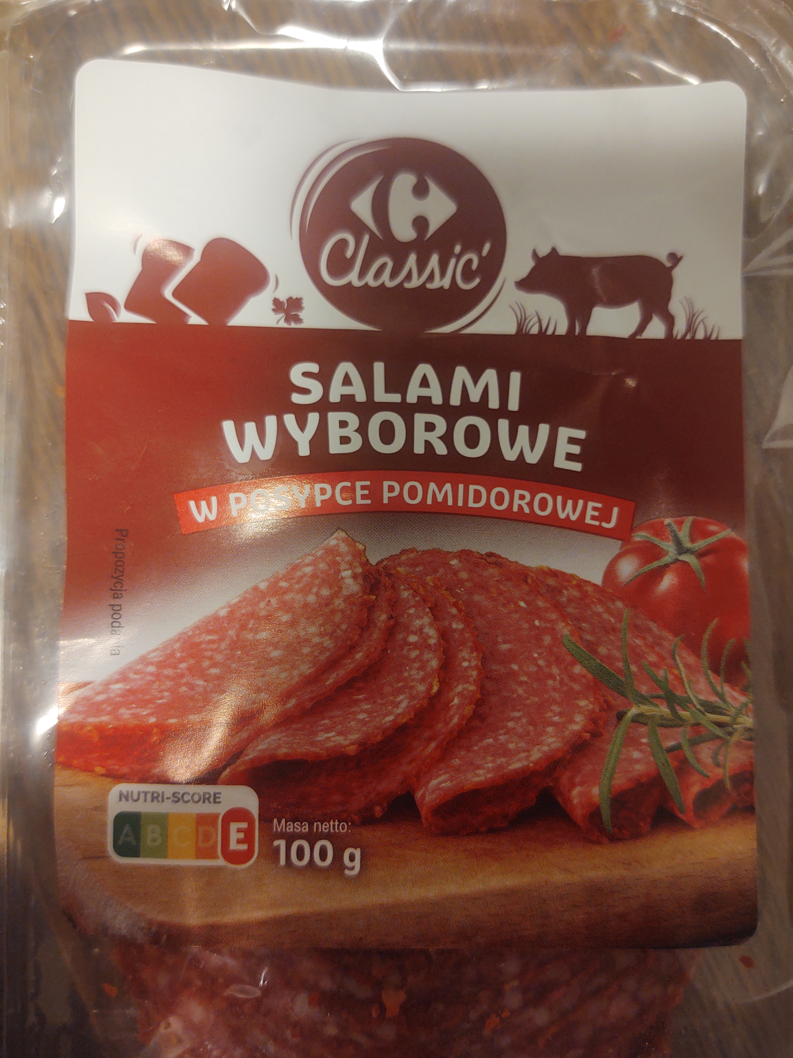 Salami wyborowe w posypce pomidorowej