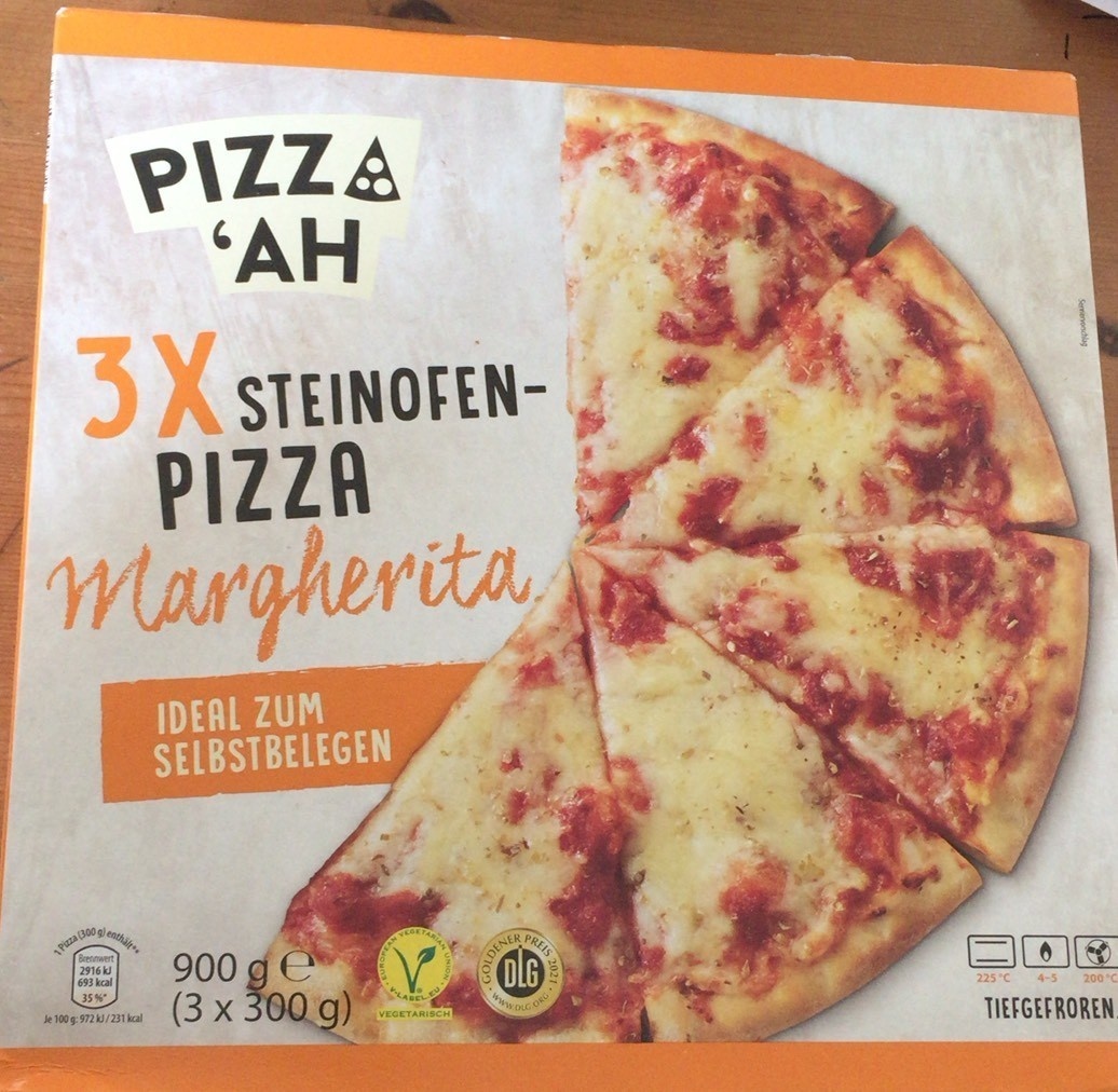 3 x Steinofenpizza Margherita