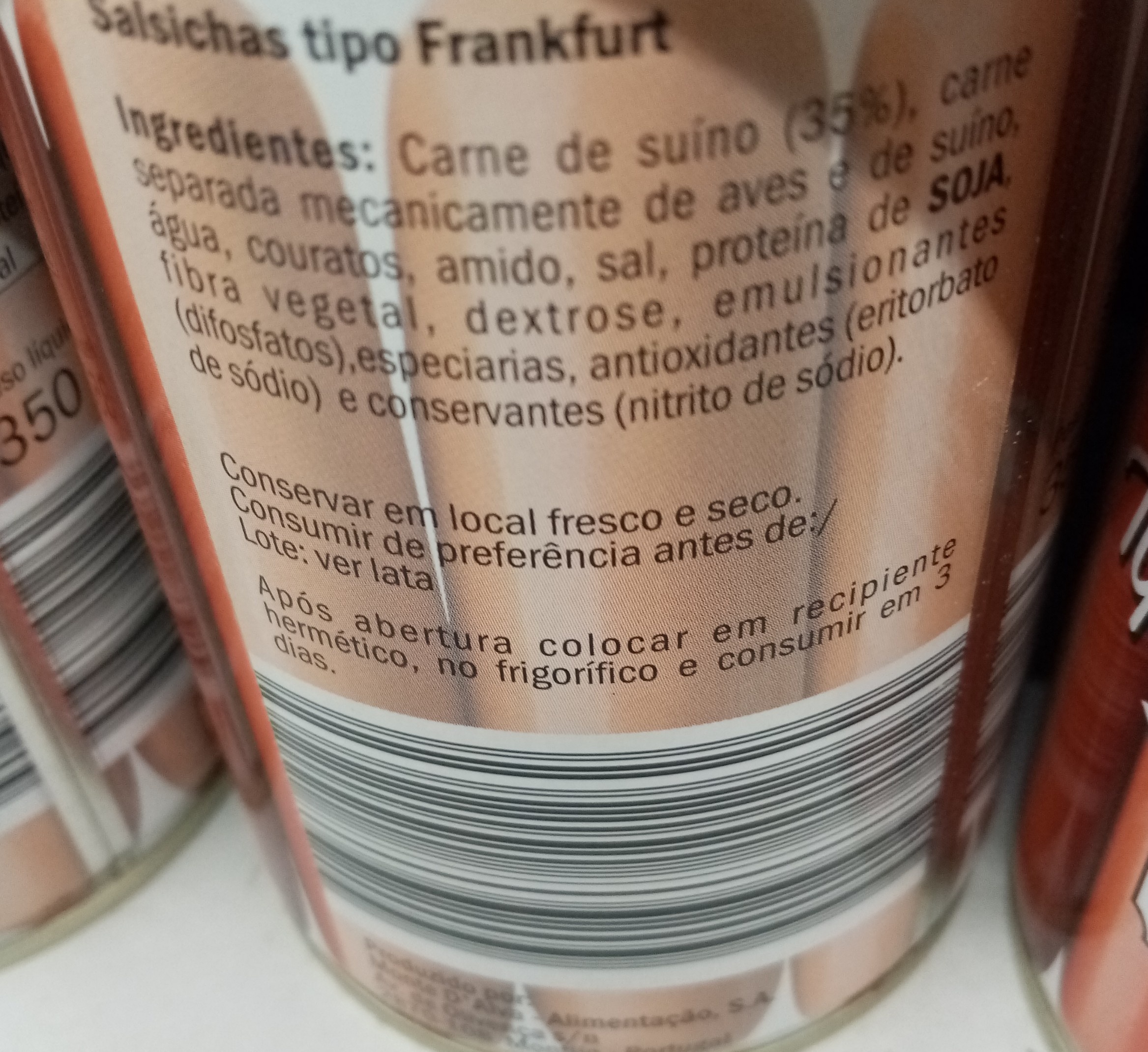 Salsichas Tipo Frankfurt