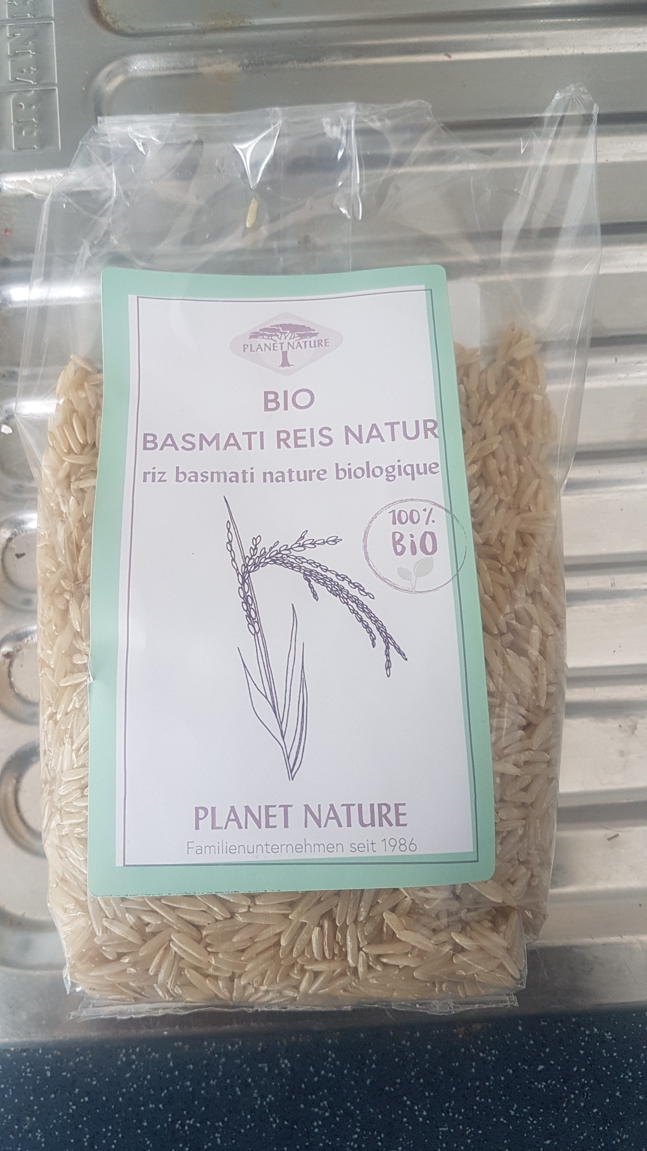 Bio Basmati Reis Natur