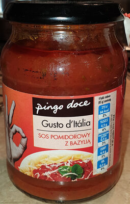 Sos pomidorowy z bazylią