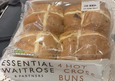 4 Hot cross buns