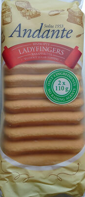 Biszkopty typu Ladyfingers