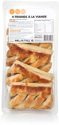 4 friands a la viande