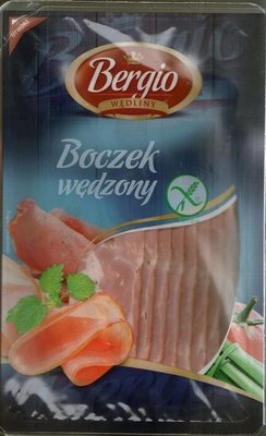 Boczek wędzony, plastry
