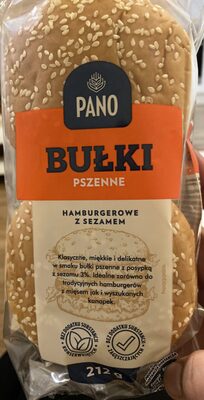 Bułki do hamburgerów z sezamem