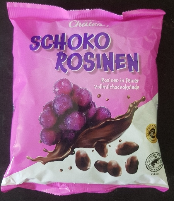 ALDI Château Schoko-Rosinen 200g 1.69€ 1kg 8.45€