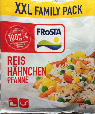 ALDI FRoSTA Tk-HUHN Reis Hähnchen Pfanne 800g 4.99€ 1kg 6.24€
