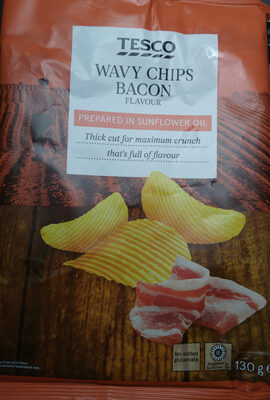 Chipsy ziemniaczane o smaku bekonowym.