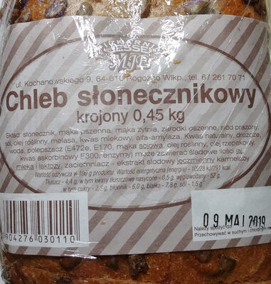 Chleb słonecznikowy krojony