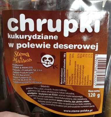 Chrupki kukurydziane w polewie deserowej