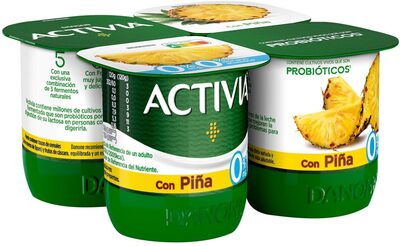 Activia probióticos con piña