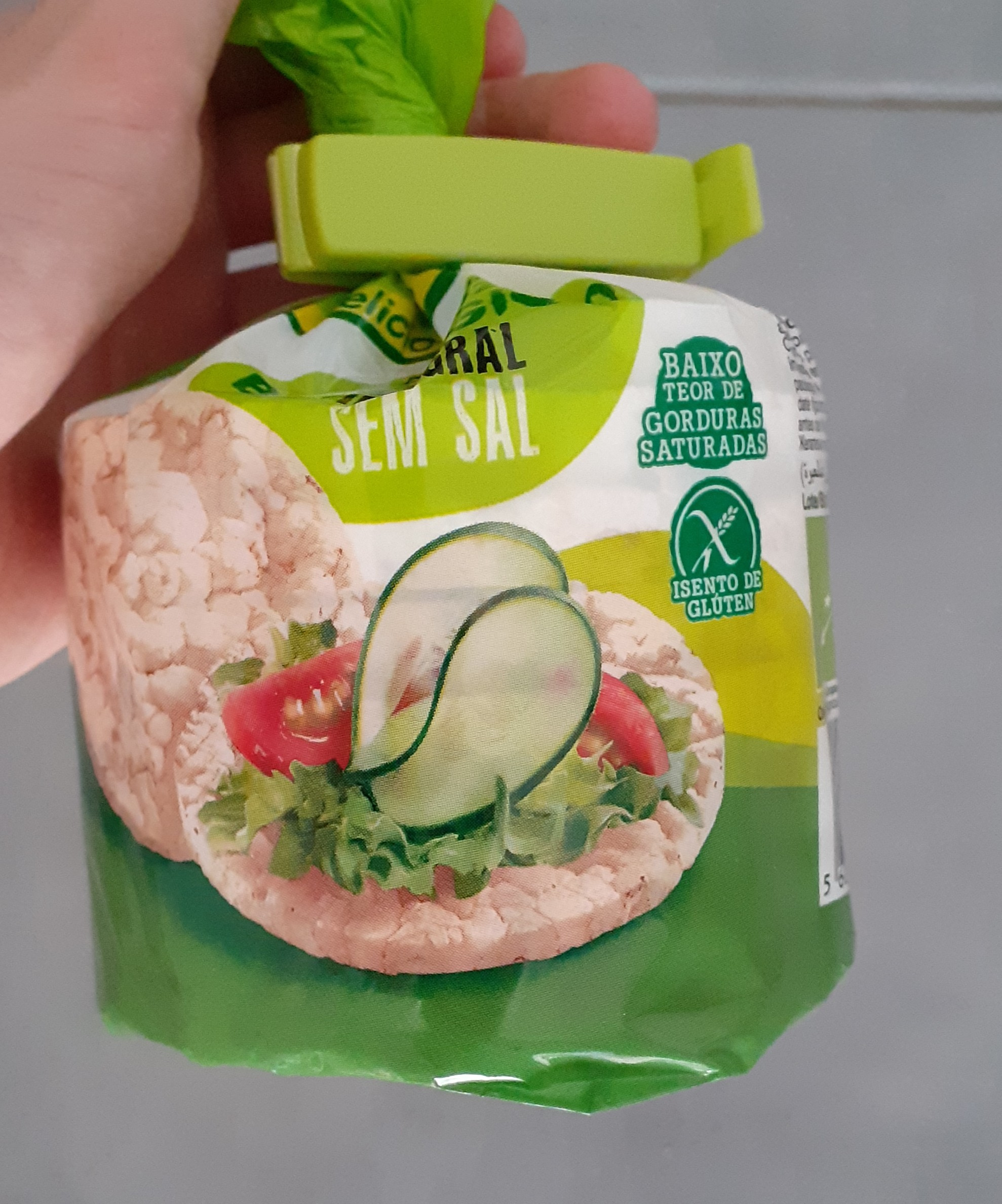 Crackies de Arroz Biológico Integral sem Sal