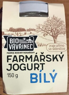 Farmářský jogurt bílý BIO