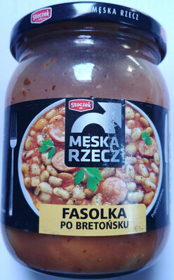 Fasolka po bretońsku z dodatkiem kiełbasy