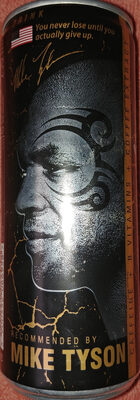 Gazowany napój energetyzujący o smaku kawowym z witaminami