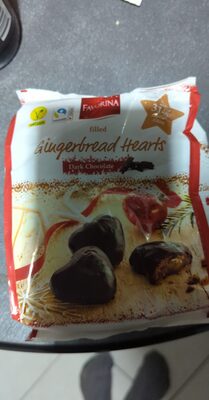 Gingerbread Hearts Dark Chocolate